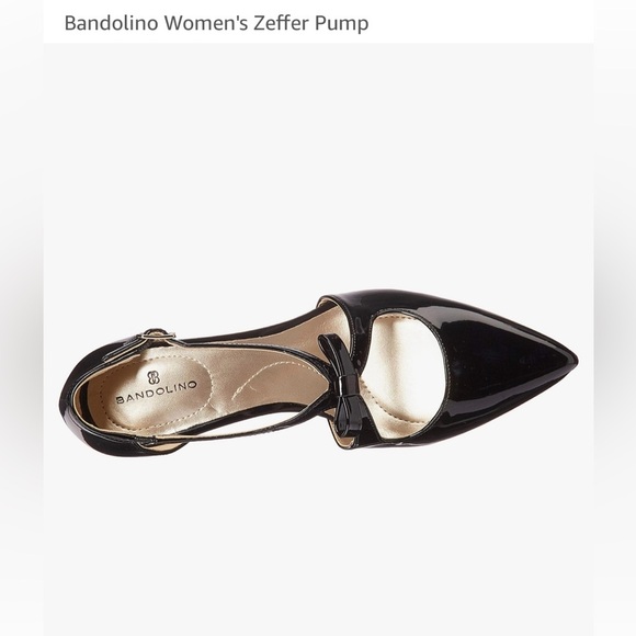 Bandolino Womens Zeffer
Pump Black Patent NWOT - Picture 4 of 9